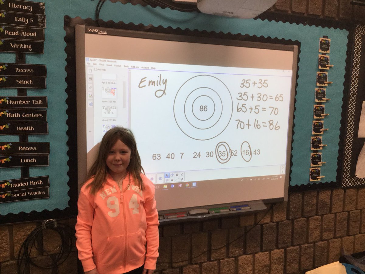 Today’s number talk. Are we listening and using our peer’s thinking to further our own? <a href="/BellviewBobcat/">Bellview Bobcats</a>