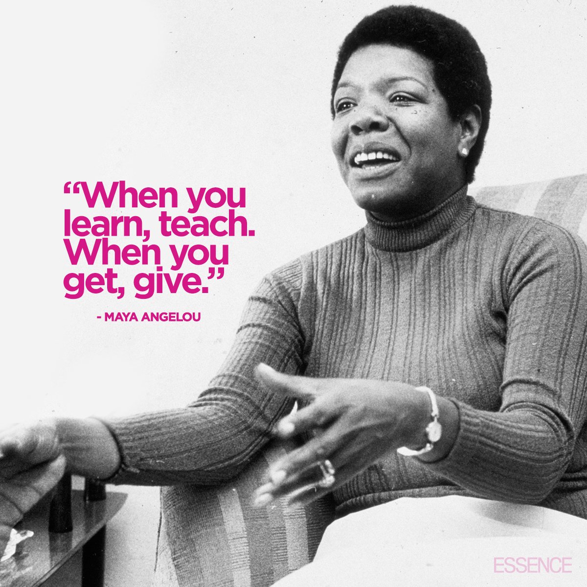 Maya Angelou would have celebrated her 90th birthday today! Her influence on art and society is never to be forgotten. 🙏🏾