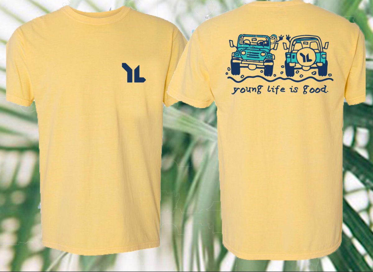 LCA_YoungLife's tweet photo. YOU ALL!!!! we have some exciting news for you!!! WE HAVE DECIDED TO SELL TEE SHIRTS TO HELP SEND KIDS TO CAMP!!!!! each shirt will be $20!!! they are comfort colors so only the best of the best!!!! click on the link in our bio! https://t.co/ICTgKace1W