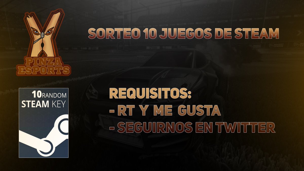 PinzaeSports's tweet photo. SORTEO DE 10 CLAVES DE JUEGOS DE STEAM. #sorteo #steam #pinzaesports #juegosgratis

¡ACABA EN 2 SEMANAS! https://t.co/wLKRtf7rNd