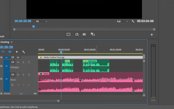 nofilmschool's tweet photo. Tutorial: Save time with Adobe Premiere Pro's new audio ducking tool https://t.co/QiOyEzeN83 https://t.co/J81chQN8CE
