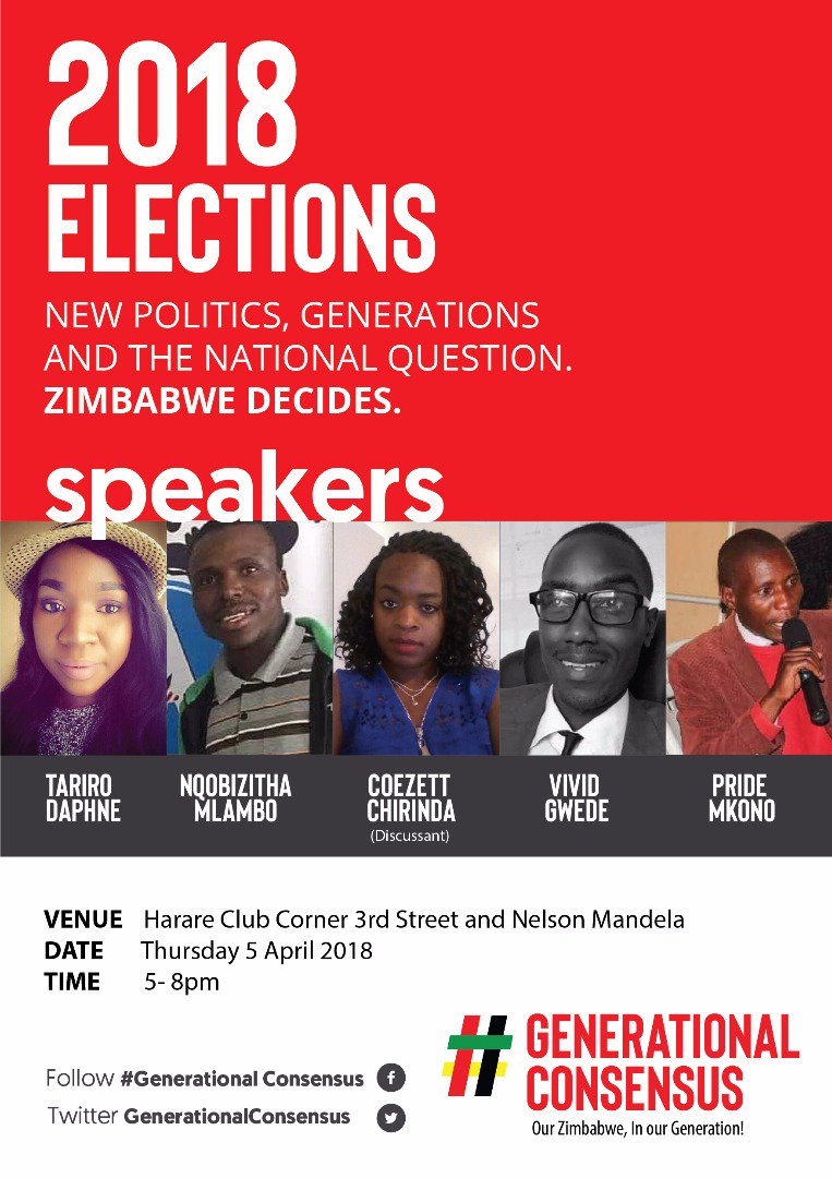 tbmoyo's tweet photo. It would seem that the idea of #GenerationalConsensus, as with all powerful, disruptive ideas, has been hijacked, distorted and spuriously cast in various ways that push certain self serving agendas. For clarity Cdes are invited to attend the first #GenerationalTalk tomorrow https://t.co/KUXjCKNqox
