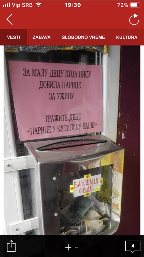 drvisnja's tweet photo. Cestitke jednoj maloj cevabcinici na  Banjici👏👏 human i divan gest ❤️ https://t.co/i5xFaRqHkF