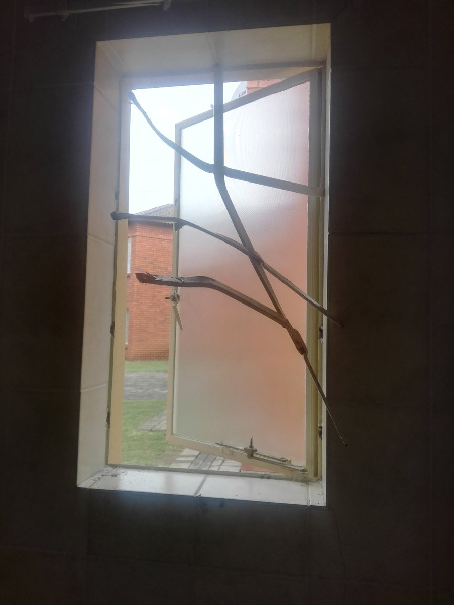 masegolencwane's tweet photo. I am currently renting a house with @SeeffProperties in Rustenburg. There was a burglary which indicates forced entry in my absence (Check the picture). Multiple items that I own were stolen. *Check the thread for full story* #seeffproperty #Criminals https://t.co/oJVR8Efsga