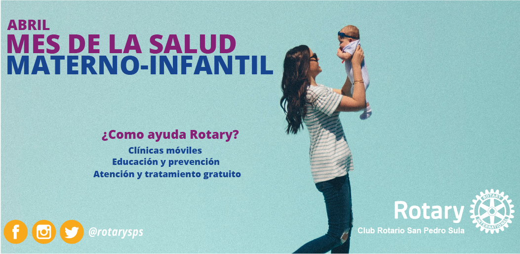 Rotarysps's tweet photo. Durante el mes de abril, mes de la salud materno-infantil, Rotary pone de manifiesto su compromiso para mejorar las condiciones de vida de las madres y niños de todo el mundo.
#RotarySPS
#D4250 https://t.co/CjS6HsFP8u