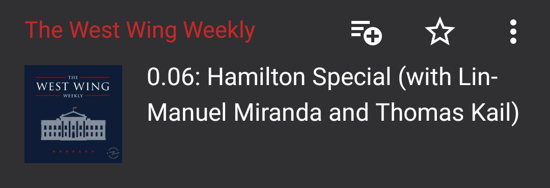 West wing weekly hamilton sale