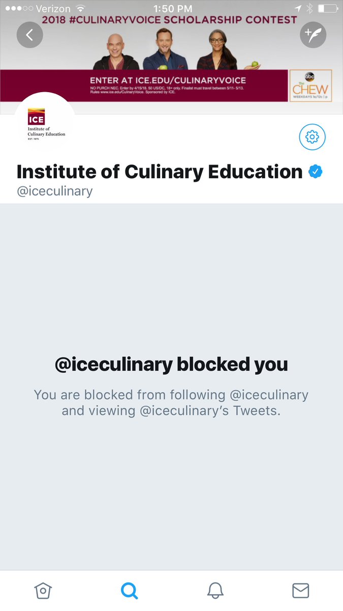 ICE_Instructors's tweet photo. Hey Future Chefs, you are entering #CulinaryVoiceContest - first lesson: work for an employer that respects you &amp; pays you a fair wage. Blocked at getting wage &amp; by CEO and our employer. #ICEculinary cares about $$$ not people. #FairContractNow #NYC #LosAngeles https://t.co/VNqXnACAMA