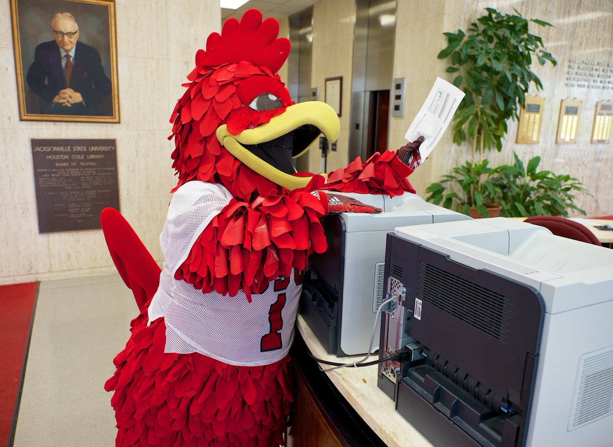 @JSU_SGA <a href="/JSU_FF/">JSU Freshman Forum</a> Do you need to print something? If so, good news! The Library is offering free printing for the rest of the spring semester. Come to the Library and print for free until May 4, 2018. #jsustrong