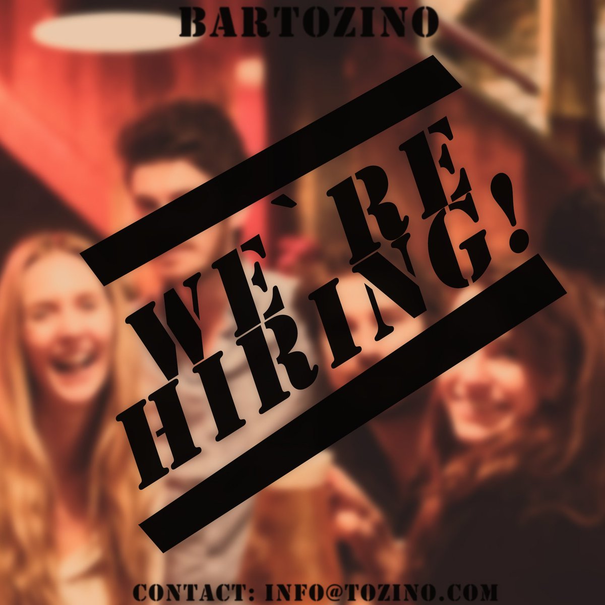 BarTozino's tweet photo. Hi guys, we are looking for enthusiastic people to join our team in #Bermondsey @MaltbyStMkt . Please get in touch via email: info@tozino.com - Couple of positions available. Share&amp;tag 😍 #BarTozino https://t.co/OZ1rlX28mt
