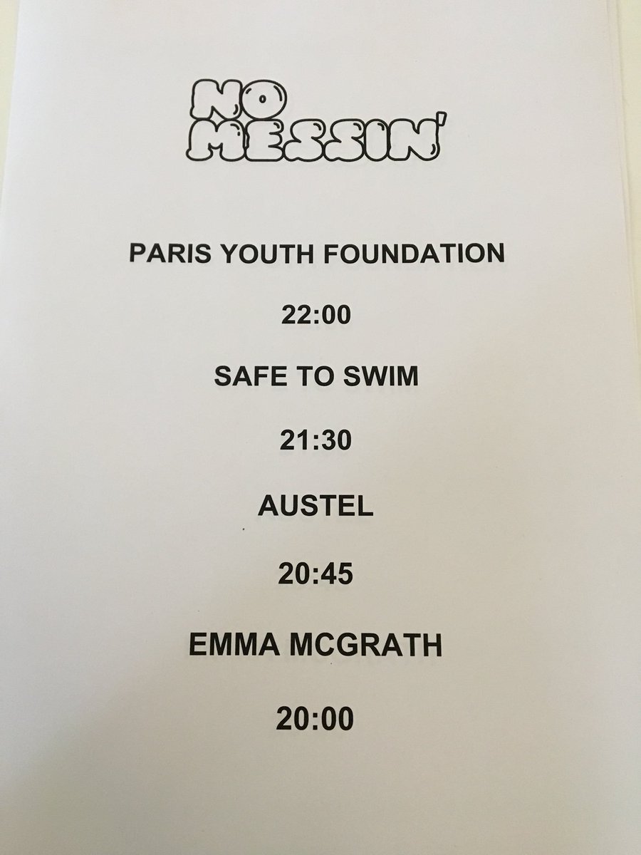 NoMessinLive's tweet image. Stage times for tonight - £7 OTD