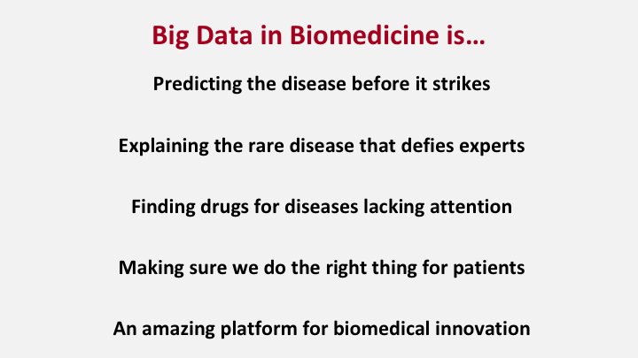 What #bigdata in biomedicine really means to me. @UAMSHealth #Rockefeller18