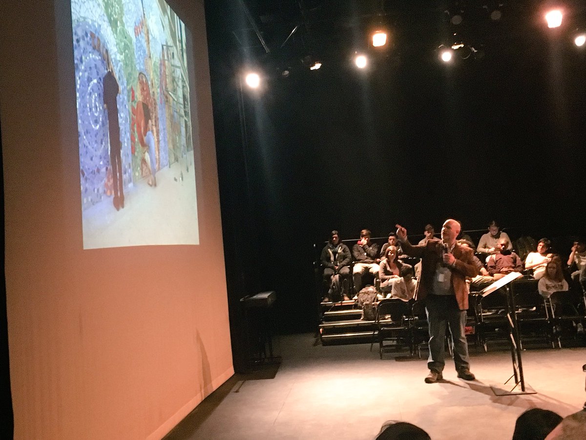 Spark week has been amazing so far! Just had the opportunity to hear all about the amazing art and community work by Tracy Van Duinen, thanks so much for sharing your talents!