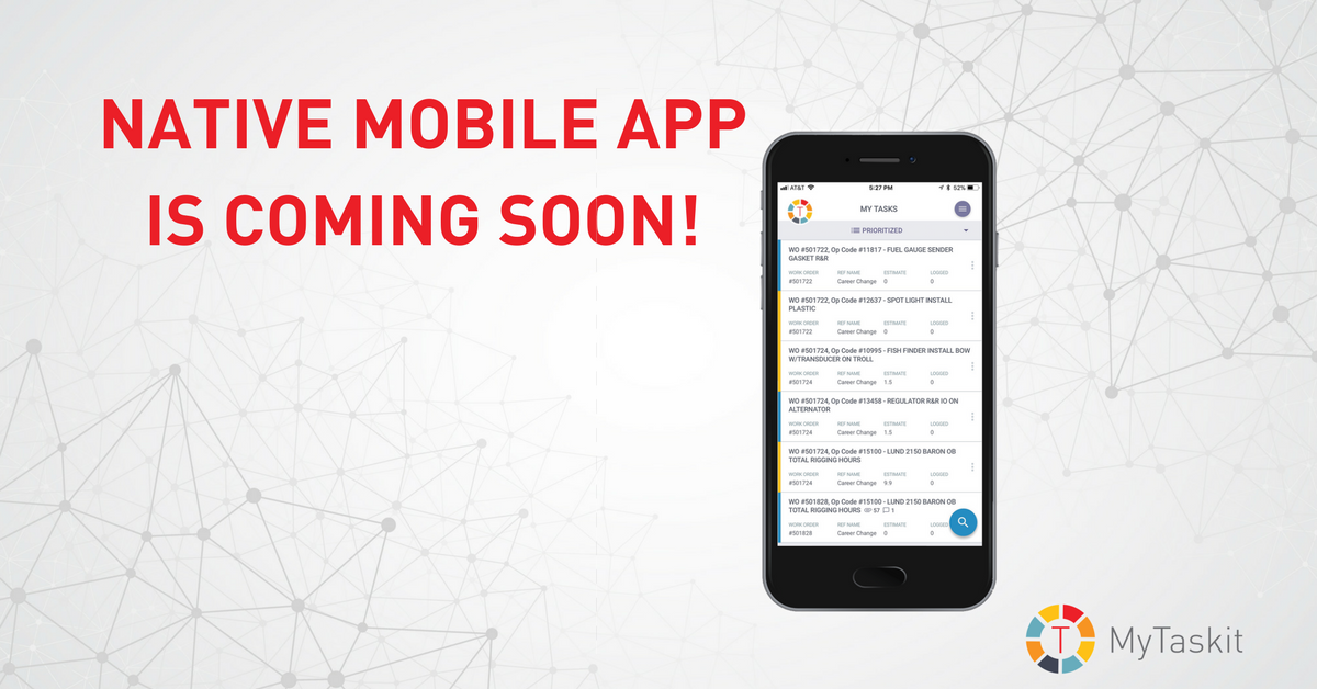 MyTaskitApp's tweet image. Our native #mobileapp will be available soon for download in Google Play or iTunes store. Now that's #workcoordination made even easier!