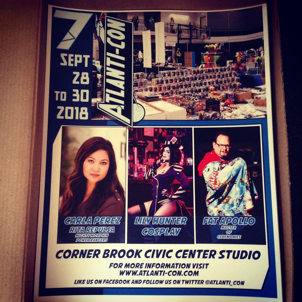 ATLANTI_CON's tweet image. Check out our flyers we are taking to @scifiontherock ! Big thanks to @randolphbenoit @RandortheRed for the template design work!