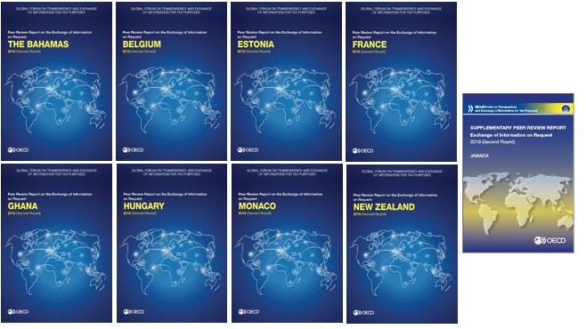 OECDtax's tweet image. Just released: peer review reports assessing compliance to international #taxtransparency standards for: 

#Estonia
#France
#Monaco
#NewZealand
#Bahamas
#Belgium
#Hungary
#Ghana
#Jamaica

➡️ See bit.ly/2GQDHdA