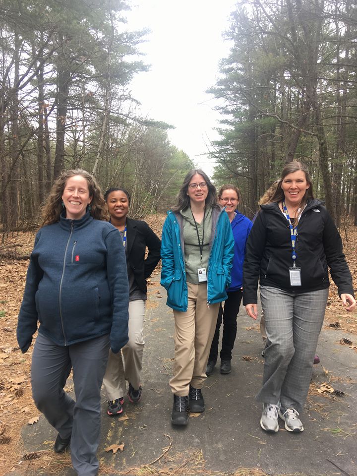 NHPubHealth's tweet photo. @NPHW A4. @NHPubHealth encourages its staff to utilize walking trails on its campus and offers yoga and aerobic classes. In the community, it uses social media to promote fitness and healthy eating and encourages citizens to visit @NHStateParks. #NPHWChat https://t.co/2AR3DqkOgB