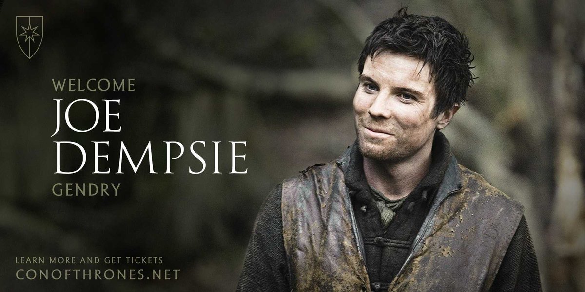 WatchersOTWall's tweet image. Joe Dempsie Joins the Con of Thrones 2018 Special Guest Line-up! Welcome Gendry! watchersonthewall.com/joe-dempsie-jo… #ConOfThrones