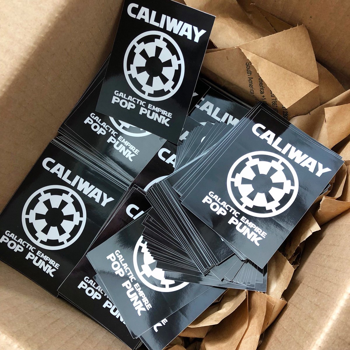 Finally got stickers! Grab one at our show tonight.