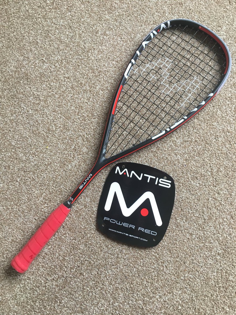 EVO_squash's tweet photo. The New POWER range by @MANTISsport great feeling racket at 110g gives great control as well as the power https://t.co/aJQhbjGvxY