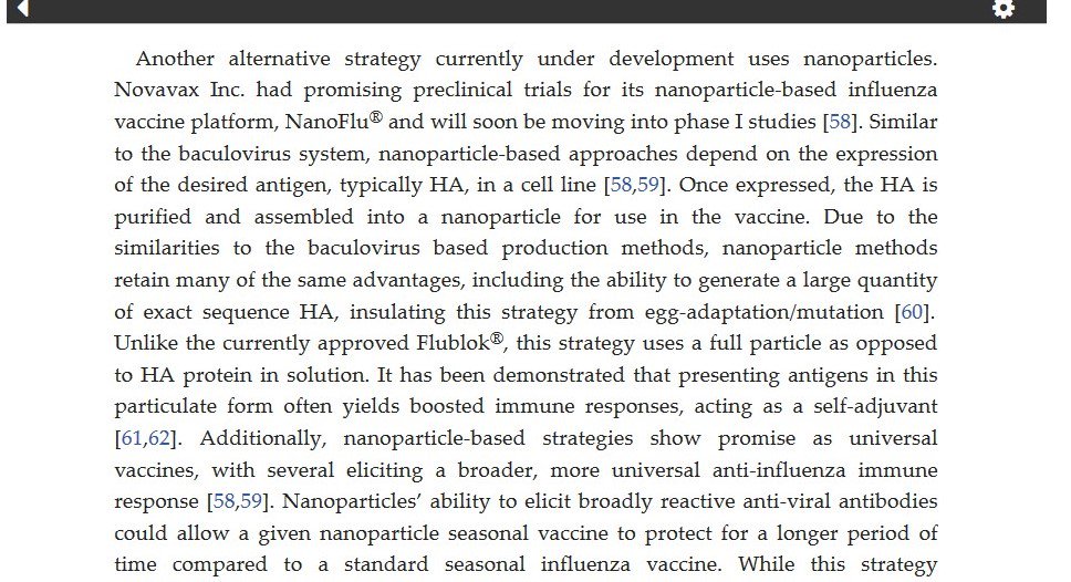 $NVAX NanoFlu nanoparticle-based strategies show promise as #universalflu vaccine. #NanoFlu has ability to elicit broadly reactive anti-viral antibodies=  protection for longer period of time compared to a standard seasonal  #influenza #vaccine mdpi.com/2076-393X/6/2/…