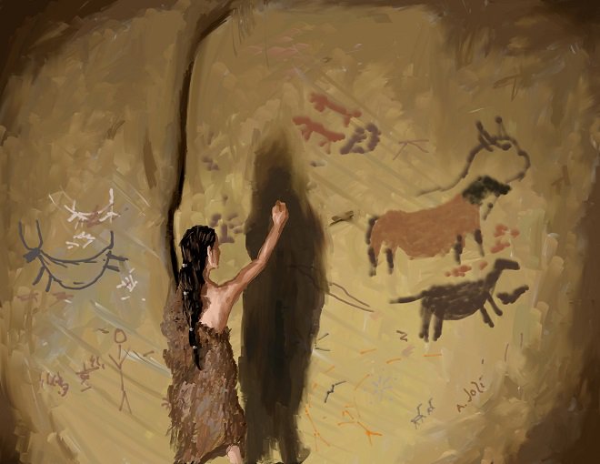 cavepainter1's tweet photo. Boldly going where people went a way way long time ago -- #paleontology and #anthropology #art depicting the #people, #places and #wildlife of the last #iceage. #Clovis #hunter, #mammoths, #cavepainter, in detailed #landscape scenes. In my Ebay. Questions? Comments? https://t.co/3sUyhTUcLi