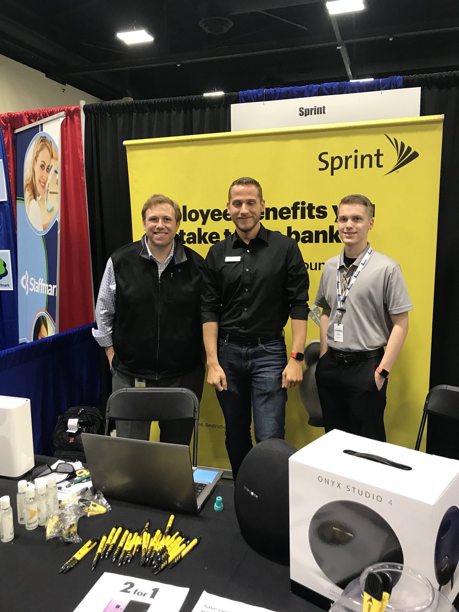 SprintDiscounts's tweet photo. Come visit us @SHRM conference in Hot Springs. Find out how the Sprint Works Program can benefit your employees. @TChaplow @SHRMHRNews @RickUrias @johnstephens @JanGeld https://t.co/wqt5zHL5tV