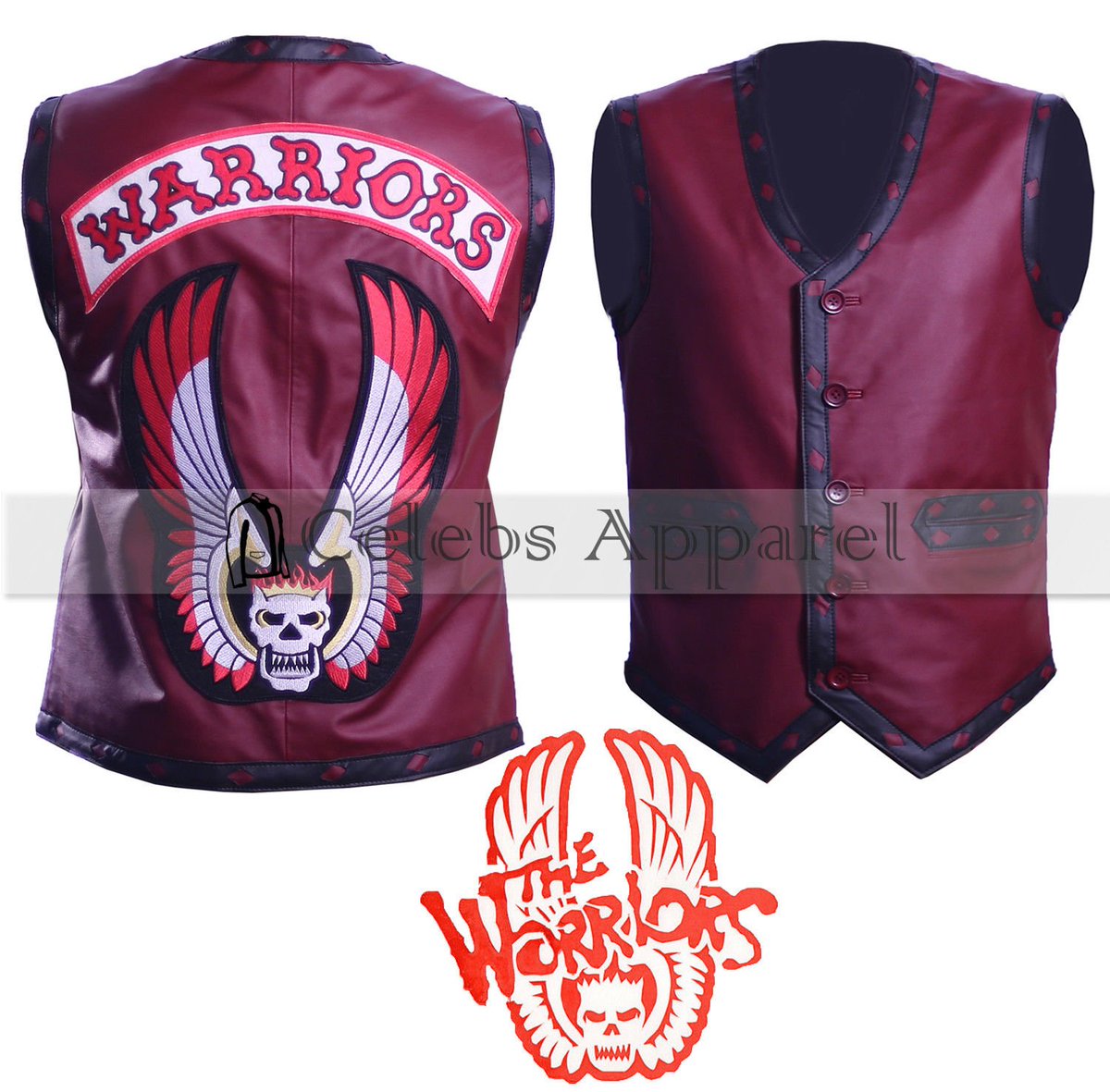Stacilawrence11's tweet photo. The Warriors Movie Maroon Biker Leather Vest Jacket Halloween Costume on SALE.
#thewarriorsvest #Warriorsleathervest #bikerjacket #leathervest #halloweencostume #mensjacket #warriorscostume #thewarriorsjacket #sale #USA #buynow #bikerjacket #fashion

https://t.co/QbLBCJyzAV https://t.co/scHTxHpOTe