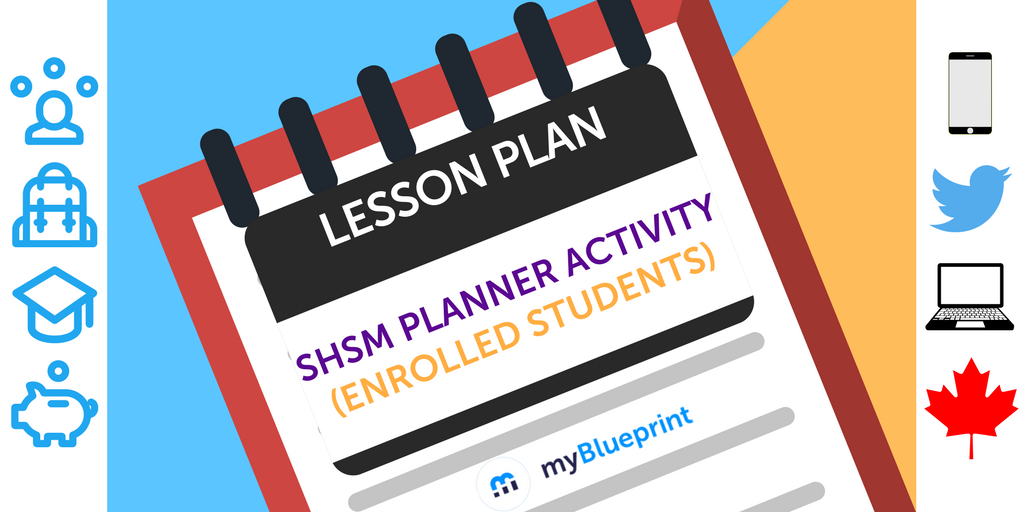 myblueprint's tweet photo. Are you an #SHSM teacher? Our #WeeklyLessonPlan is just for you! This lesson helps students track their SHSM progress on myBlueprint to ensure they are meeting the program requirements https://t.co/qSjyXfY6N6 #StudentSuccess #WorkExperience https://t.co/HuQfjBb4Tw