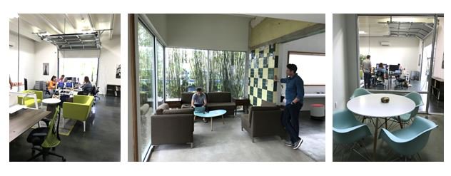 <a href="/ICMIB/">icanmakeitbetter</a> has converted a 1950's gas station to their new #office! Roll up garage doors perfect for working on the patio is just one cool aspect of their office #newoffice #growingteam #companyculture