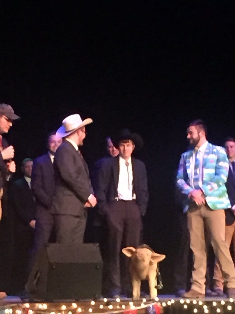aged_isu's tweet photo. Check out one of our very own strutting his stuff at the Mr. Ag. Pageant last night! Good job Ben, you did great! https://t.co/w0SixuLBe3
