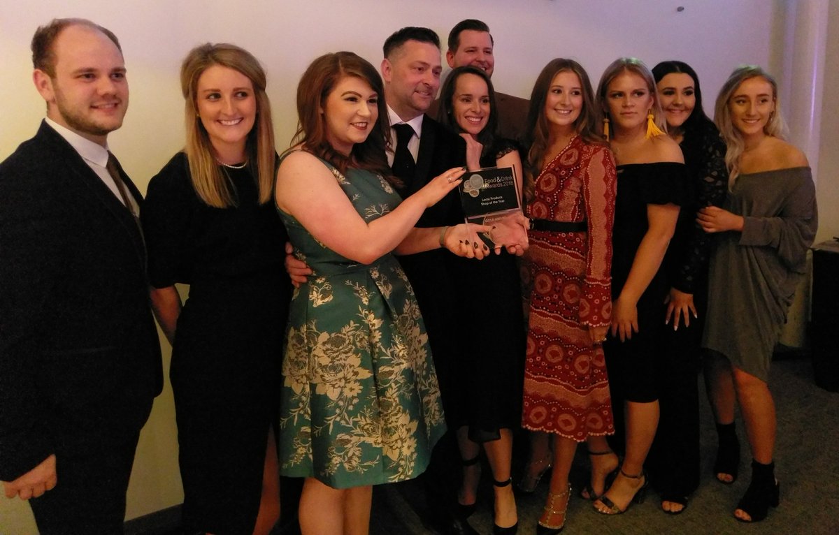 TasteCheshire's tweet image. Best Farm Shop, of course it&apos;s The Hollies #tcawards