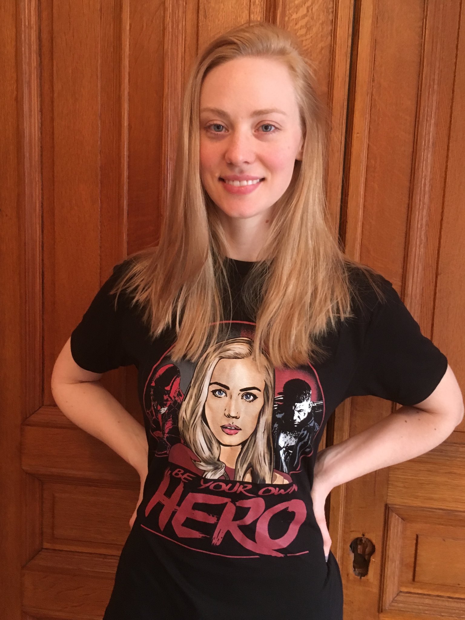 Deborah Ann Woll on Twitter: "#BEYOUROWNHERO! I designed my first ever