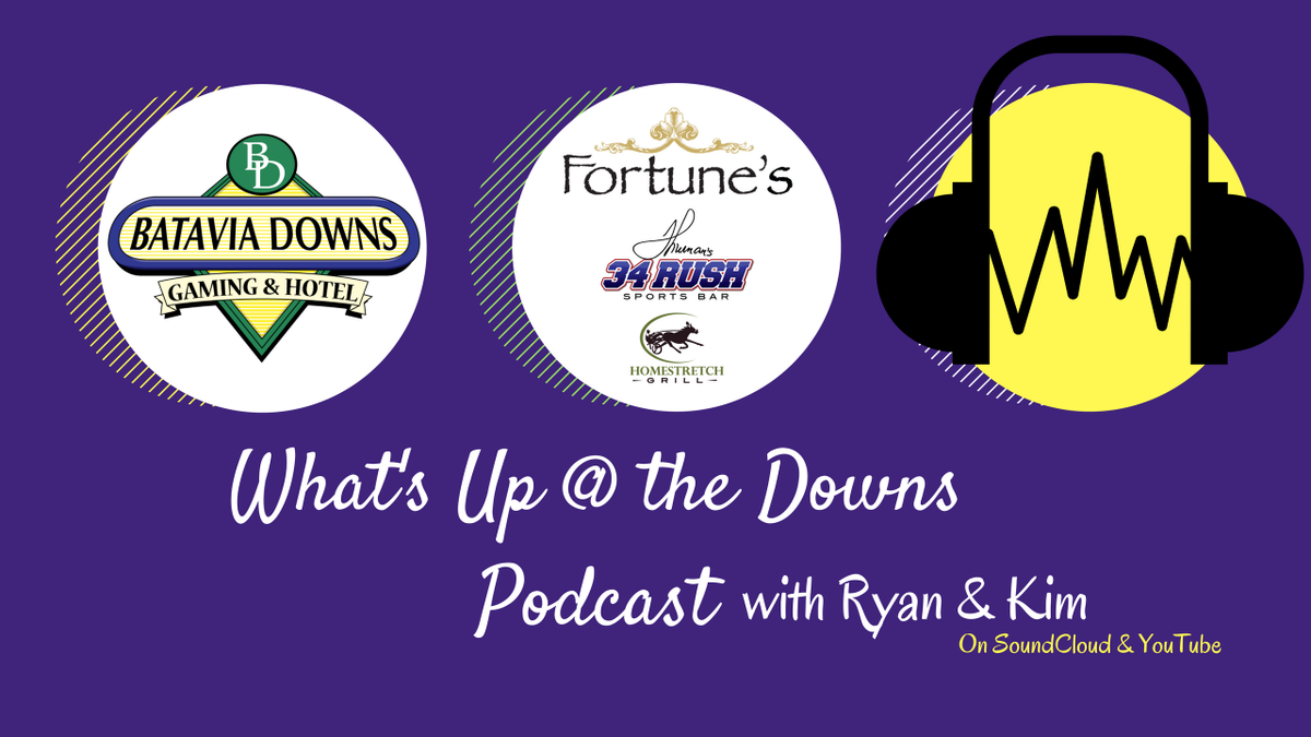 BataviaDowns's tweet photo. NEW EPISODE of "What's Up at the Downs" — Win an RV from Colton RV &amp; CASH this month at Batavia Downs - Episode 22
Listen on #SoundCloud #np #podcast #bataviadowns #bataviaevents https://t.co/9vlvaDMIoa https://t.co/3lolziN5BK