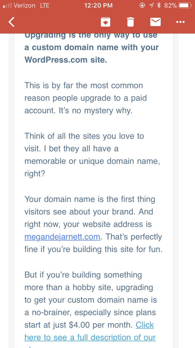 honestlyeris's tweet image. @wordpressdotcom is all up in here like domain mapping isn’t a thing (and insulting the domain I already have, too) #formemail