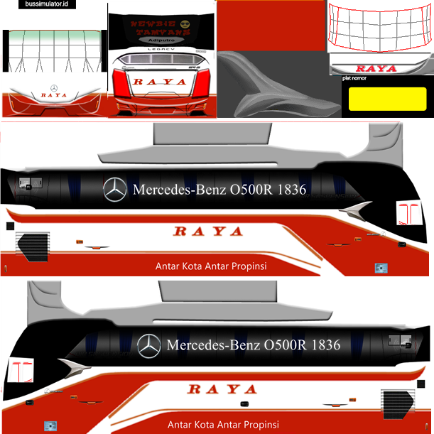 Livery Bussid Arjuna Xhd Hd - Kumpulan Livery Bus Arjuna