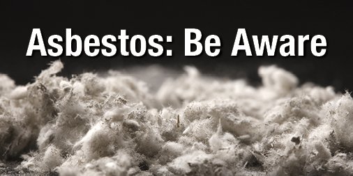 SAFEWorkMB's tweet photo. For Global Asbestos Awareness Week, we'd like to remind all homeowners, contractors and workers renovating, restoring or demolishing a home or building constructed before 1990, to be aware that you may be exposed to asbestos. Learn more about the risks: https://t.co/v2TSj5Jsfb https://t.co/v9MEPfrsPI