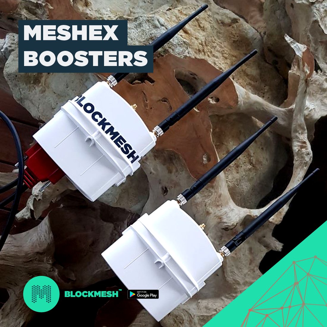 blockmesh_io's tweet photo. What an exciting day it's been! We installed our very first MeshEx boosters on the island of Mauritius 📡
Our short-term goal is to connect 40km2 of the island for free via our mesh network, using our software, routers and boosters.
#cryptocurrency #meshnetworking $bmh https://t.co/VnVOuLX8Lt
