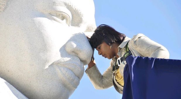 I often remind people that great people are human. Today, this picture of a father and daughter. #RememberingMLK #rememberahuman