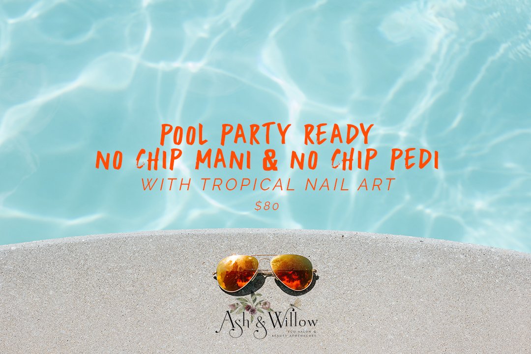When the weather doesn't look like it, let your nails! Schedule your nail appointment today: ashwillowsalon.com/appointments