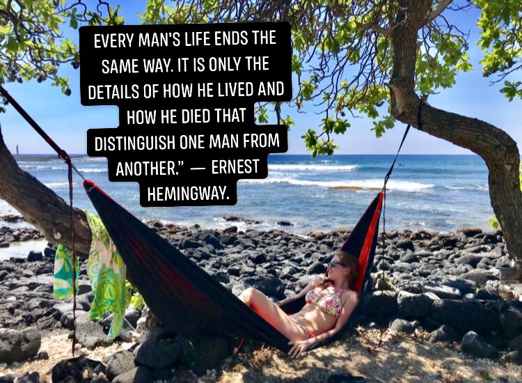 TourGuideNY's tweet image. Who here agrees with Ernest Hemingway? #Travel #travelpics #hawaii #VacationTime