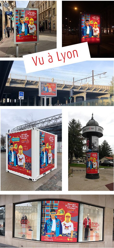 pjbrivet's tweet photo. Superbe visibilité de @modalyon  et @SupdeModOff pour le @MarcheModVintag le weekend prochain 7&amp;8 avril à La Sucrière. Une communication thématisée par @Boorbool  et affichée avec le soutien @grandlyon https://t.co/nZnv4ocTe4