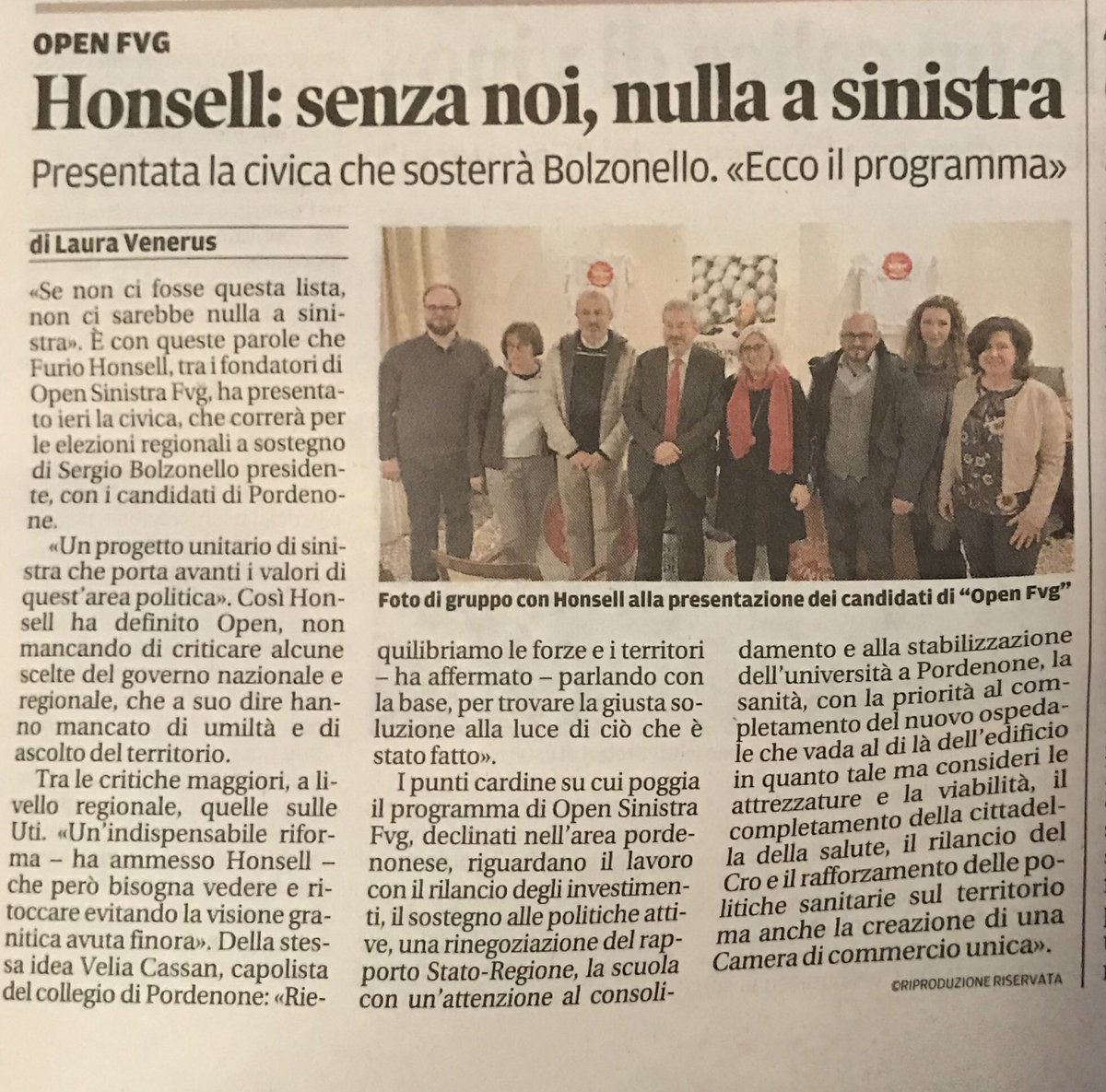 Open Sinistra FVG <a href="/montico_ale/">Alessandra Montico</a> @LodovicoSonego <a href="/ANGELACHIDDEMI/">Angela Chiddemi</a> @