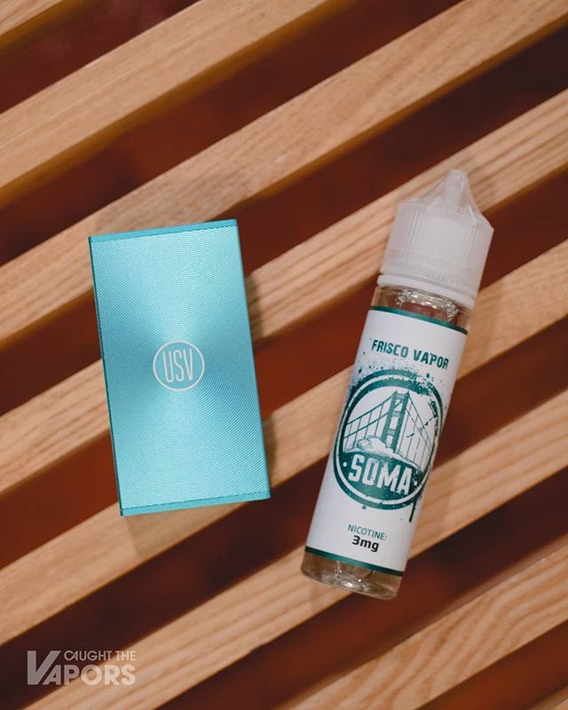 The beautiful USV-L Classic mod by <a href="/usv/">USV</a>.official + SOMA by @friscovapor is a match made in vape heaven.
.
This is a 75 watt, single 18650 mod powered by the advanced VO chipset.
.
SOMA is a delicious watermelon and strawberry menthol 🍓🍉❄️. .
••••… ift.tt/2GxGuVH
