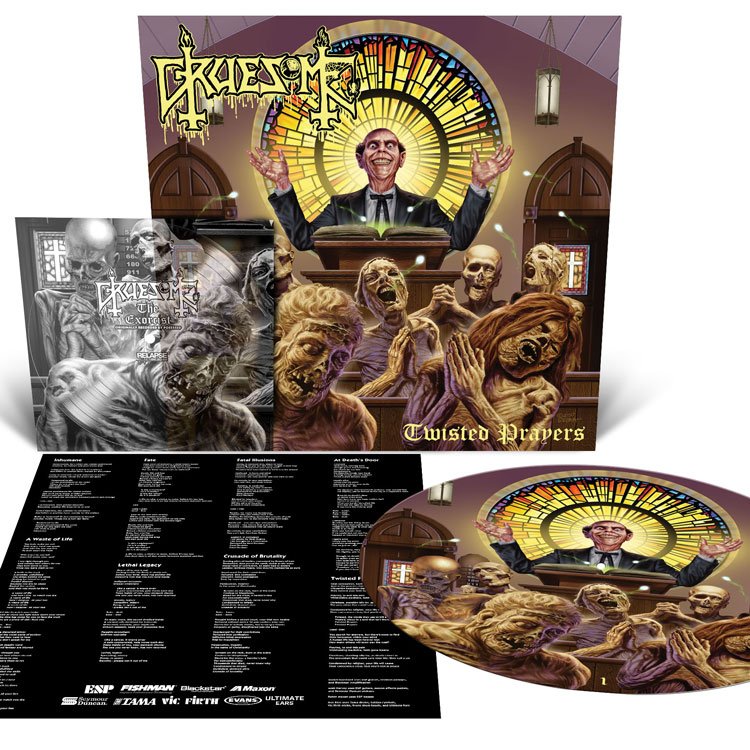Only a lmited amount of Twisted Prayers picture disc LP + flexi disc packages remain! Order at store.relapse.com/item/56300/