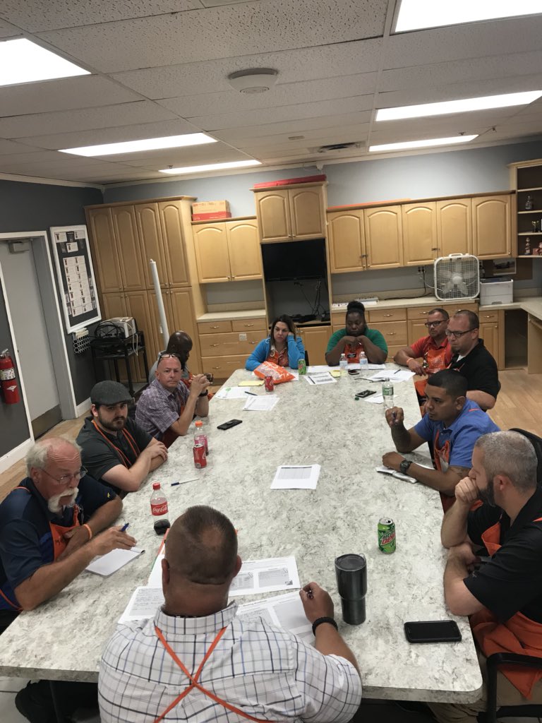 0248HomeD's tweet image. Everyone is in their new roles and fully engaged in the MOR meeting. #LearningNewStuff