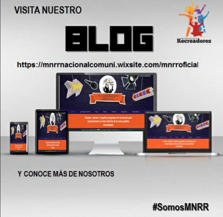 Conoce más de nosotros ¡Visita nuestro blog! @NicolasMaduro @JeanRoman_MNRR @Yurami_PSUV @pinfantea