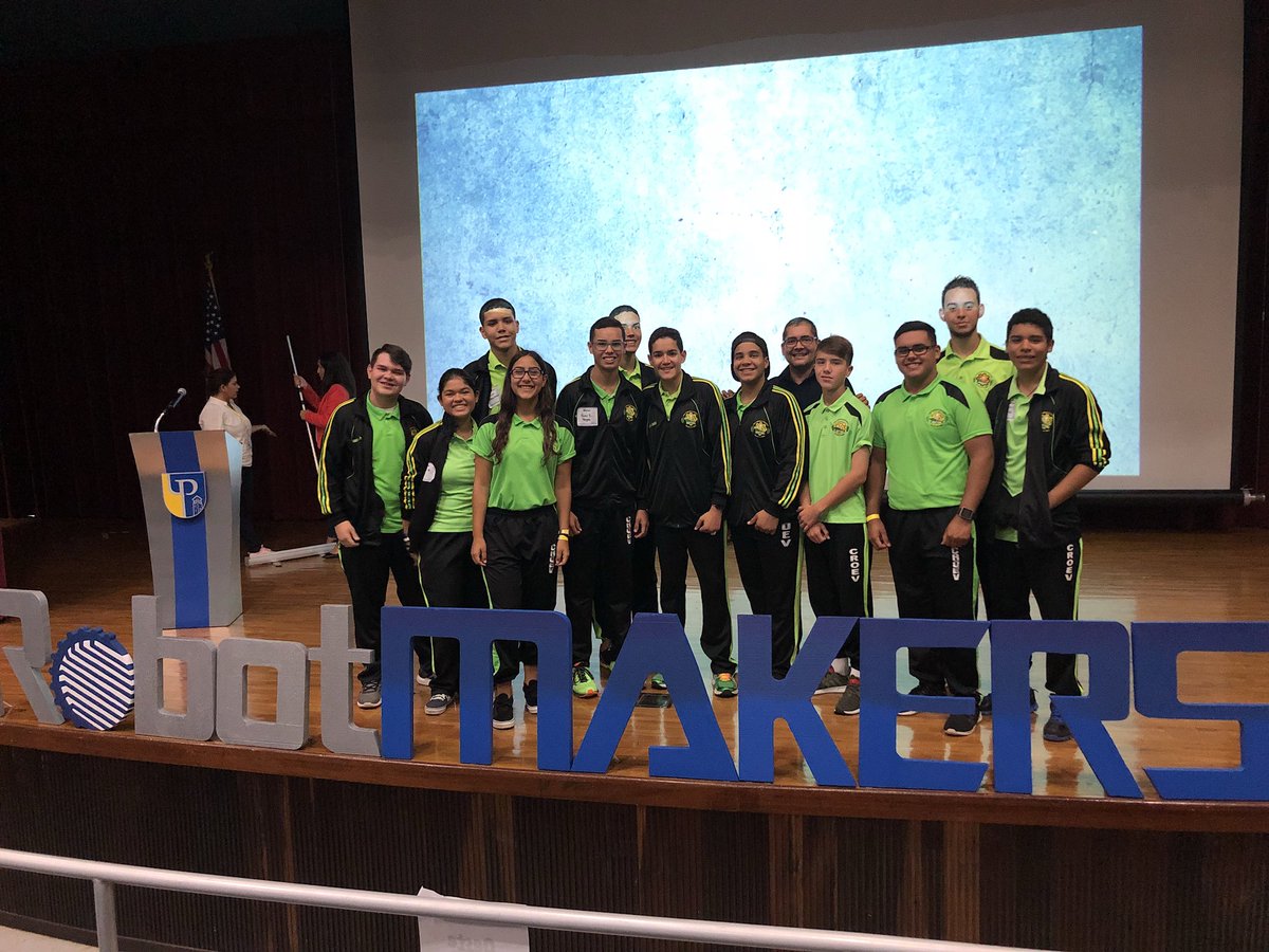 CROEVSCHOOL's tweet image. Equipo Puerto Rican Creators CROEV #robotmakers
