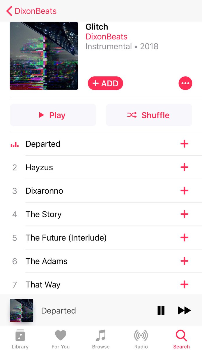 DixonBeats's tweet photo. “GLITCH” OUT NOW!!
#Spotify #Itunes #AppleMusic #Instrumentals #Instrumental #Beats #Grime #Rap #GrimeBeats #Grime2018 #NewGrime #RapBeats #Producer https://t.co/xmQg7kkg9y