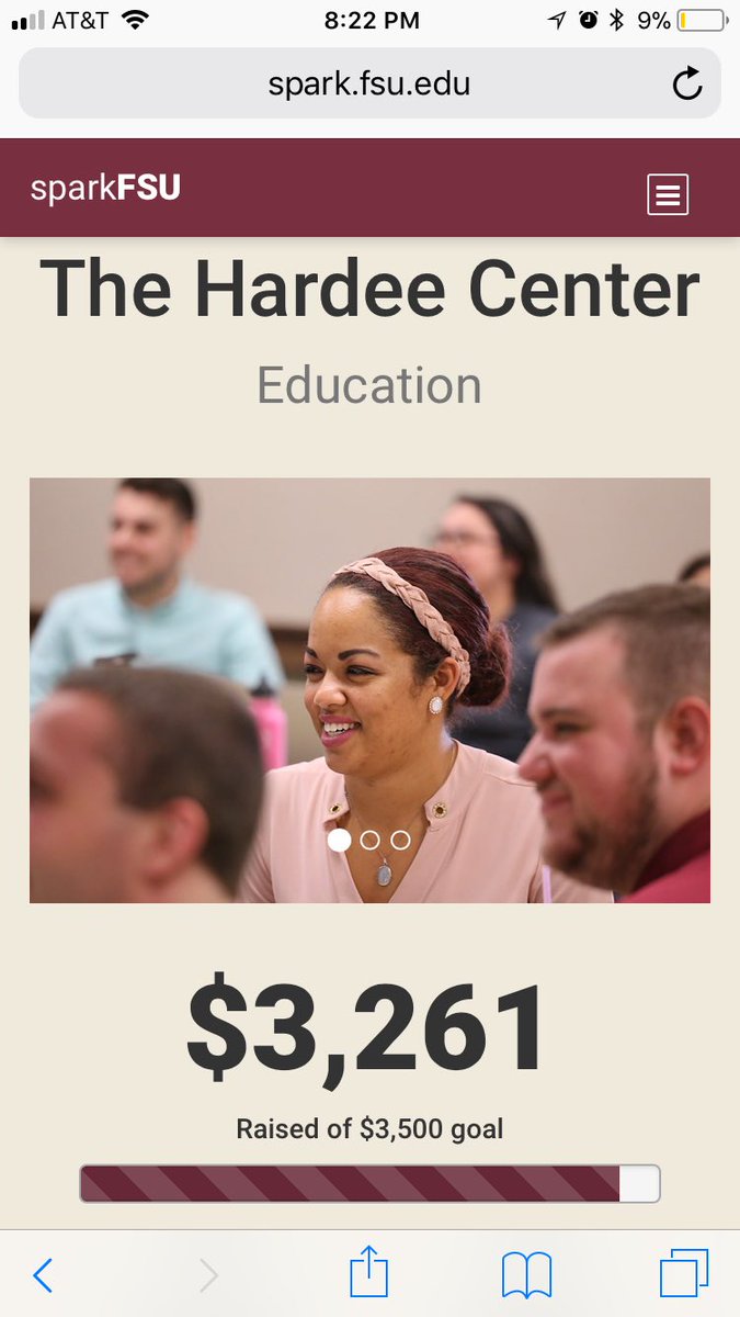 DrAbsoluteZero's tweet image. 30 mins left and we’re $250 from reaching our goal for @FSU_HESA &amp;amp; the Hardee Center. Fingers crossed for a few last minute gifts from the #Lifenet to support the #FSUGreatGive #GoNoles