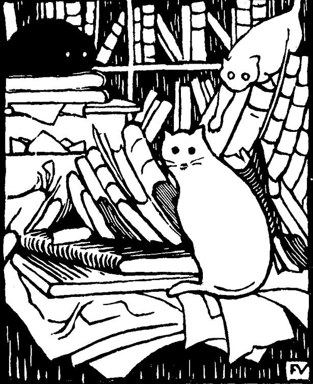 let your library fill with feral cats